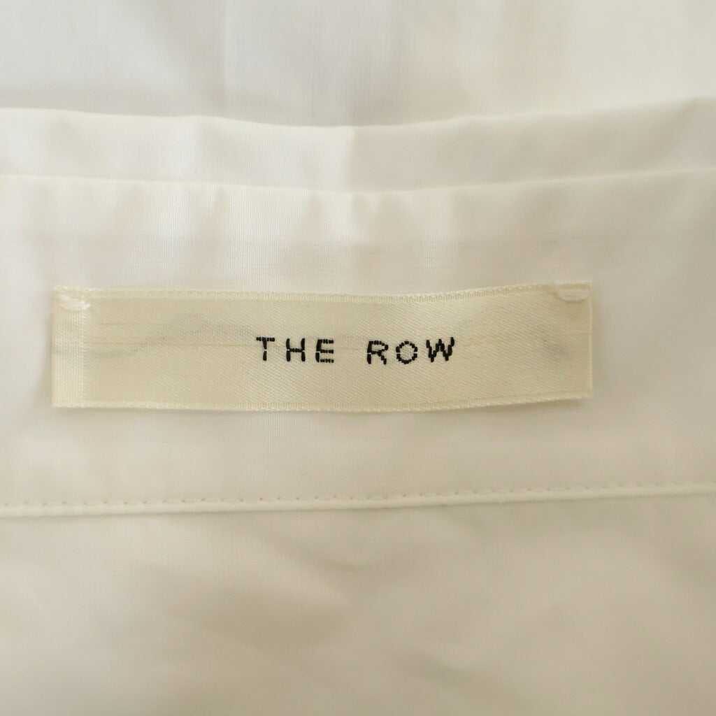 THE ROW(ザロウ) Maigret メグレポプリンシャツ ホワイト8313ーW2439