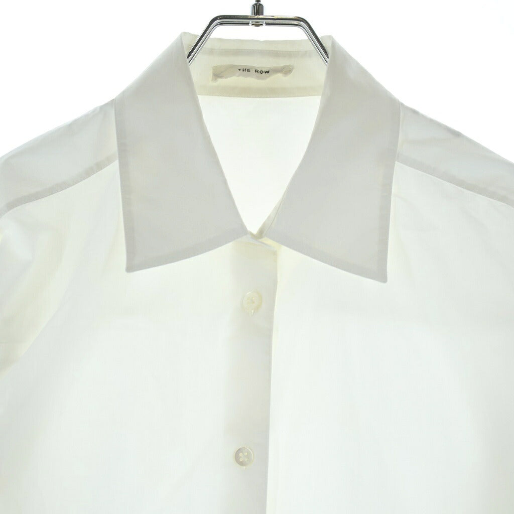 THE ROW(ザロウ) LUKASHIRTルカシャツ長袖シャツ ホワイト5648ーW2479