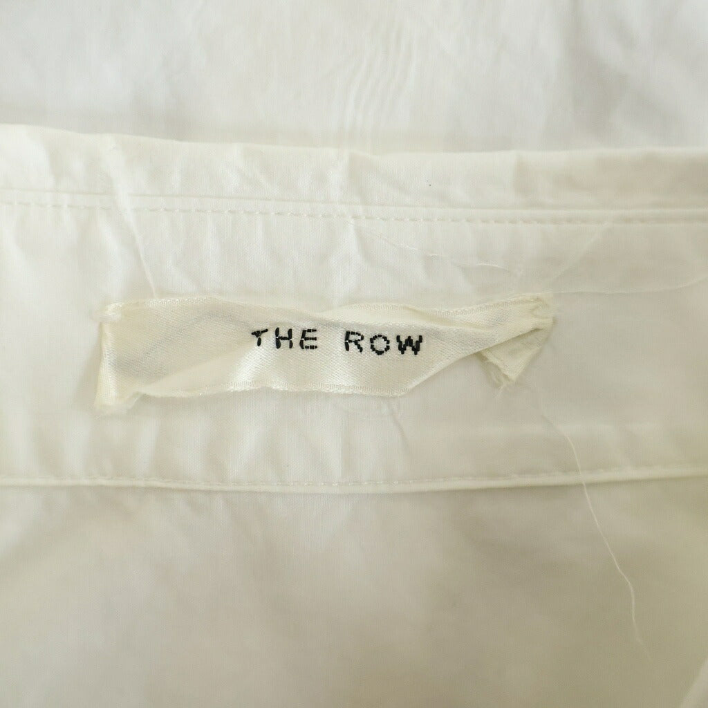 THE ROW(ザロウ) LUKASHIRTルカシャツ長袖シャツ ホワイト5648ーW2479