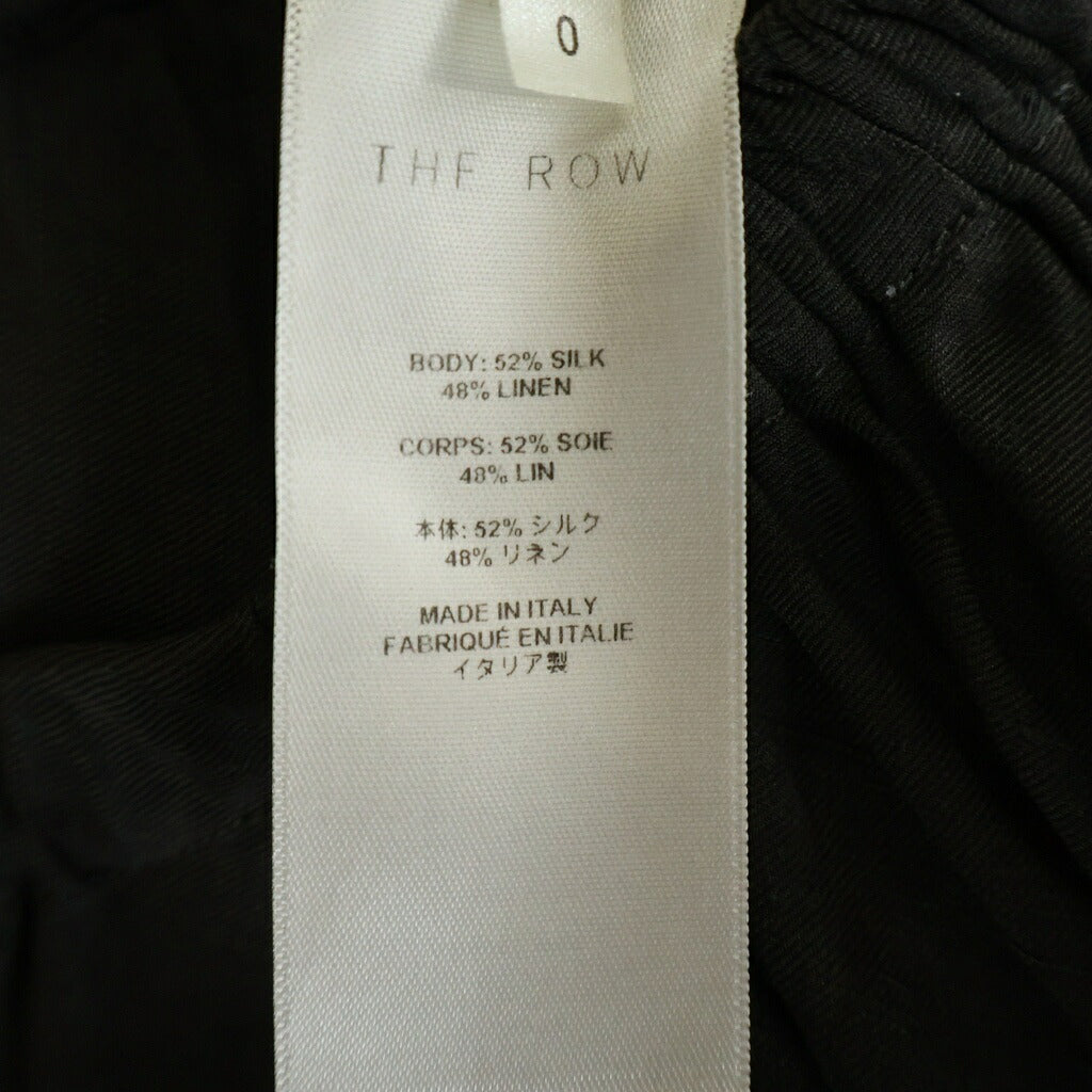 THE ROW(ザロウ) Gala Trousersガラ パンツトラウザーズ イージーパンツ ブラウン シルク/リネン 8653ーW3691