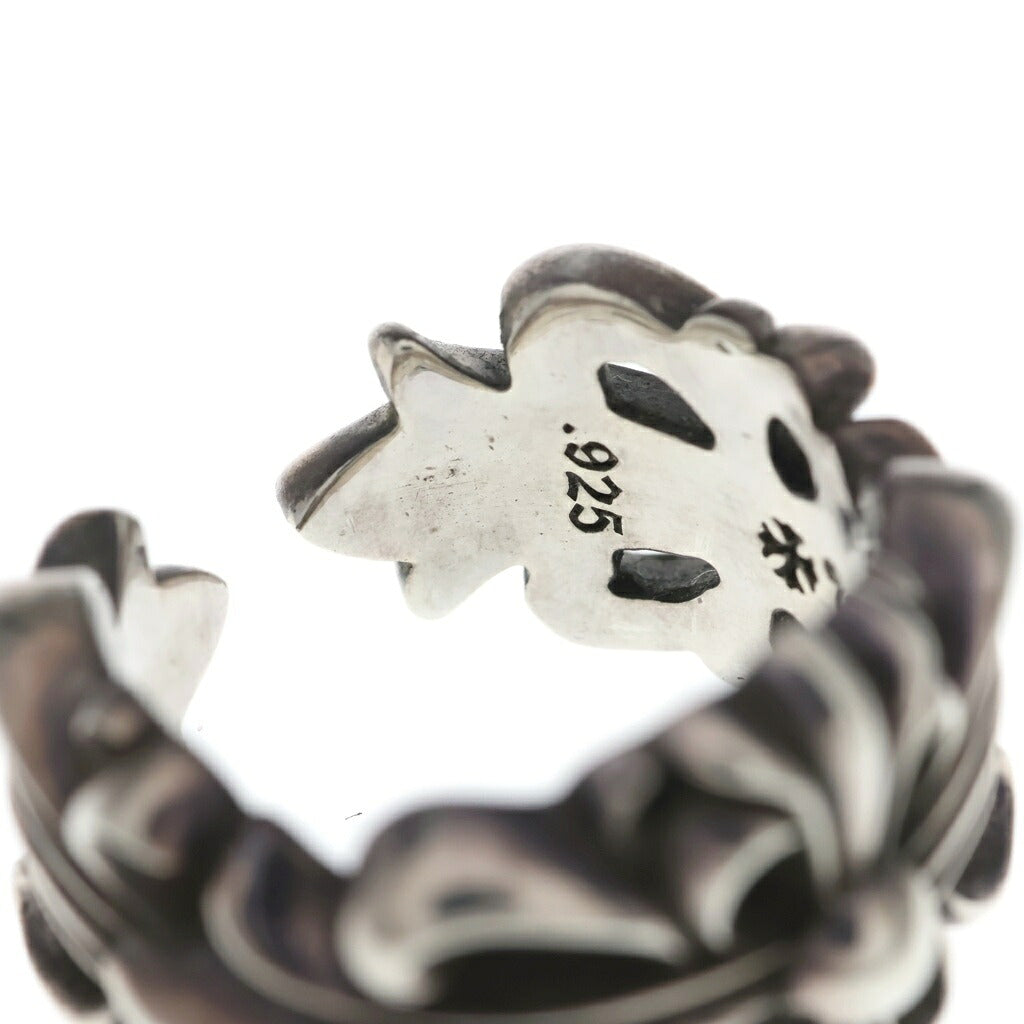 CHROME HEARTS(クロムハーツ) DBL FLRL CRS ダブルフローラルクロス リング シルバー BCA390 指輪