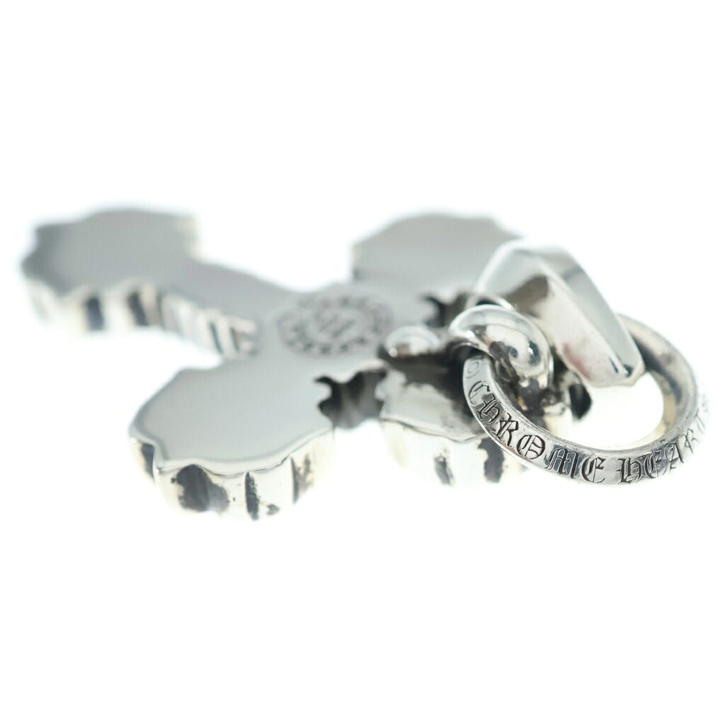 CHROME HEARTS(クロムハーツ) FILIG CROSS-XSM W BALE フィリグリークロスXSベイル wベイル ネックレストップ シルバー BCA262