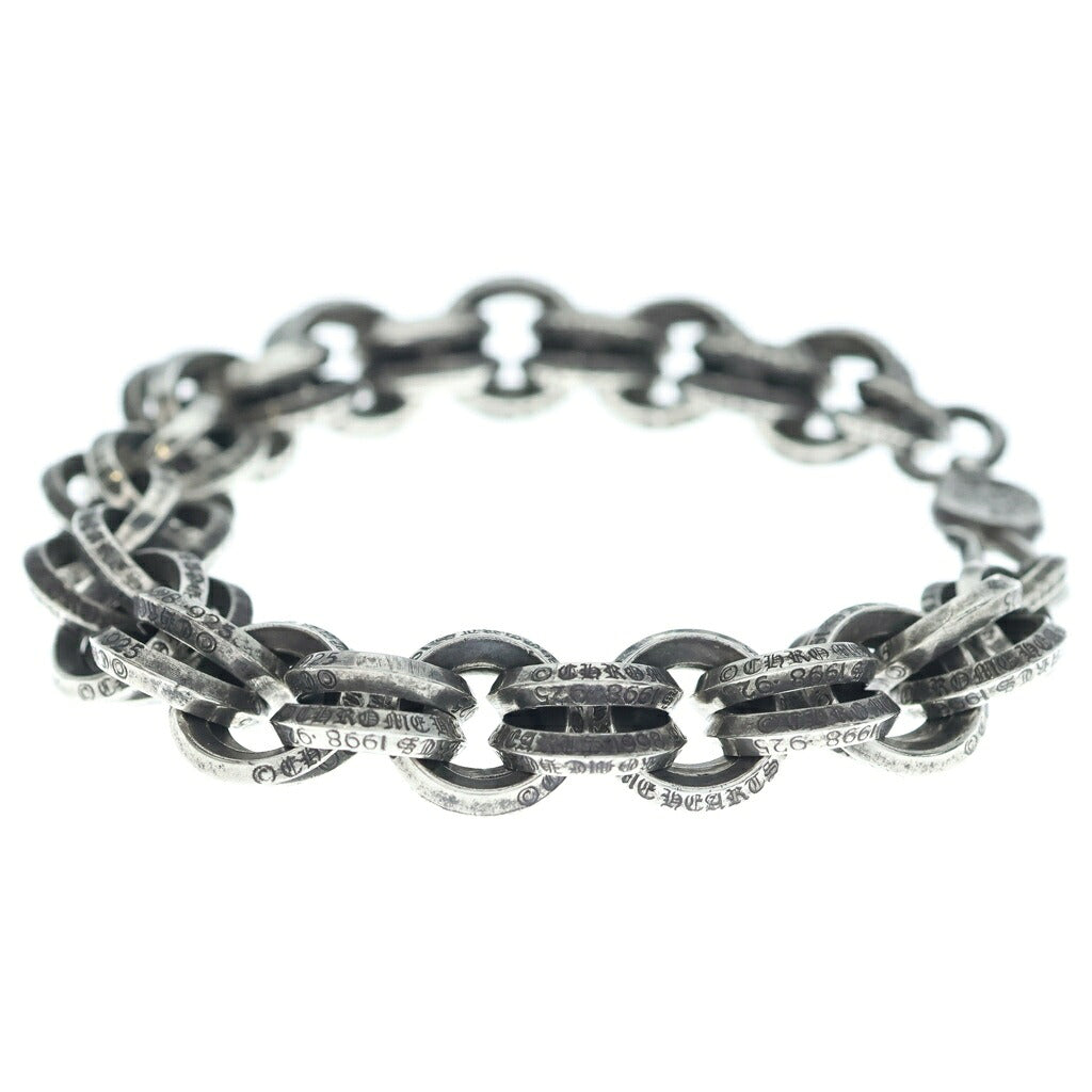 CHROME HEARTS(クロムハーツ) ダブルBリング ブレスレット シルバー SV925 BCA121