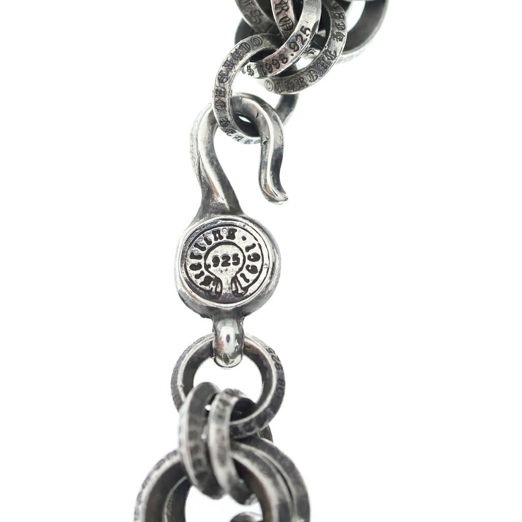 CHROME HEARTS(クロムハーツ) ダブルBリング ブレスレット シルバー SV925 BCA121