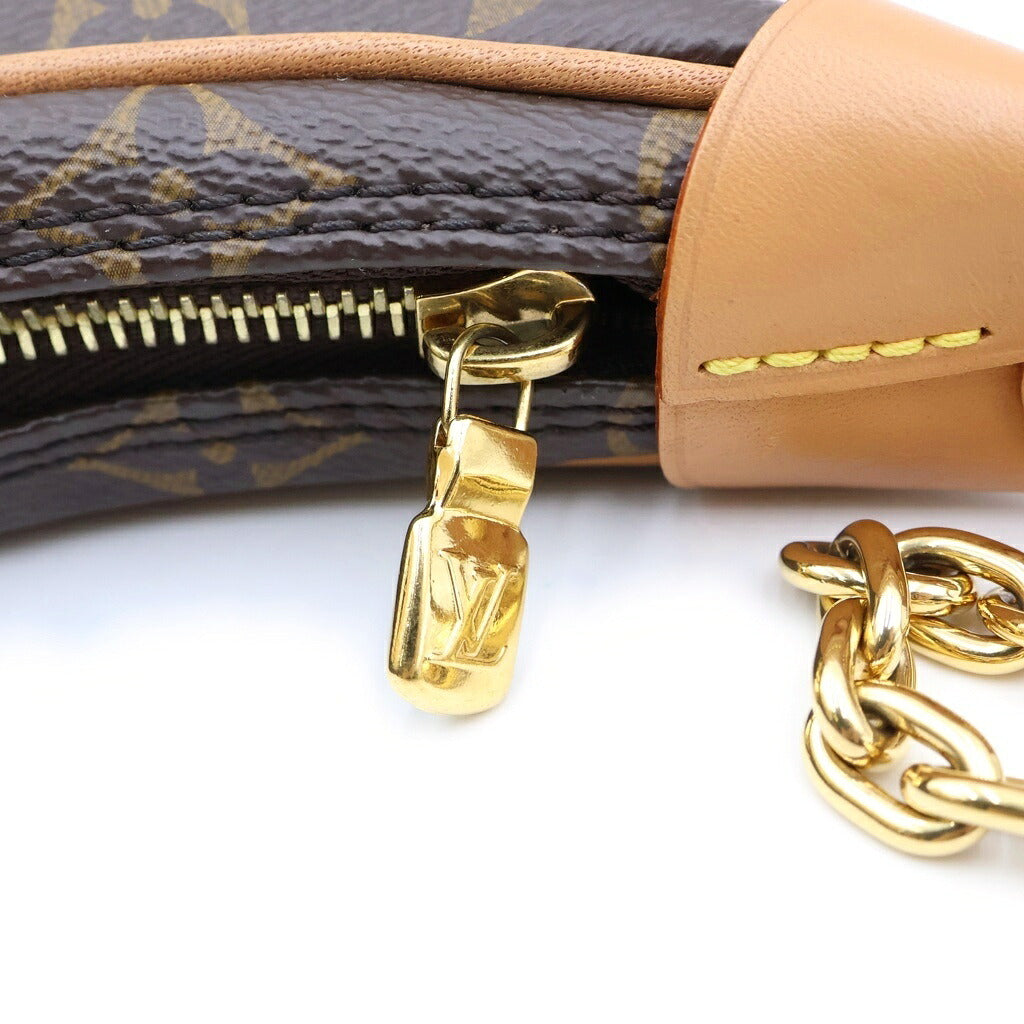 LOUIS VUITTON(ルイヴィトン) モノグラム ループ チェーン ショルダーバッグ 2way PVCレザー ブラウン M81098 レディース