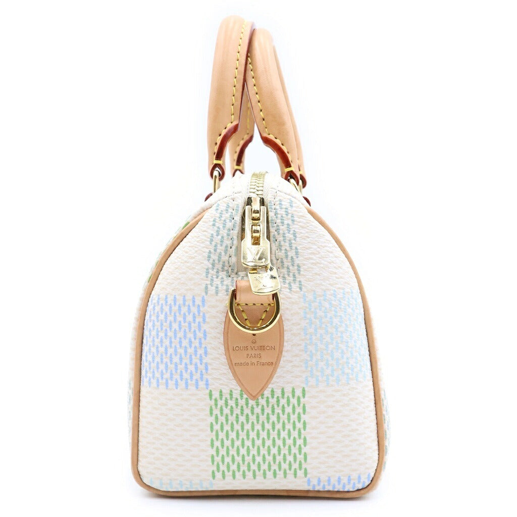 LOUIS VUITTON(ルイヴィトン) ダミエ リシャス スピーディ・バンドリエール20 ハンドバッグ ショルダーバッグ 2WAY ピスタチオ PVC×レザー N40515 ICタイプ