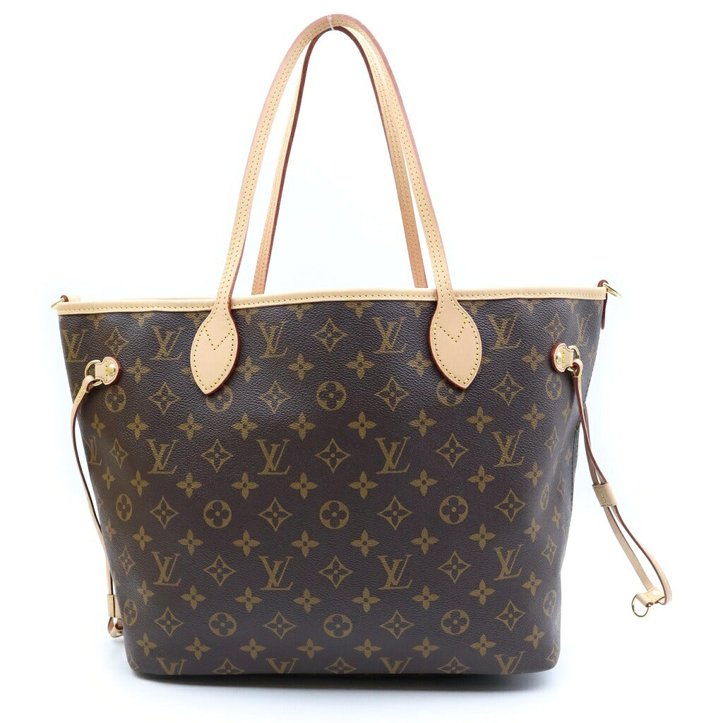 LOUIS VUITTON(ルイヴィトン) ネヴァーフル・インサイドアウト MM 2WAYハンドバッグ トートバッグ ショルダーバッグ ブラウン レザー×PVC M12257 ゴールド金具 レディース