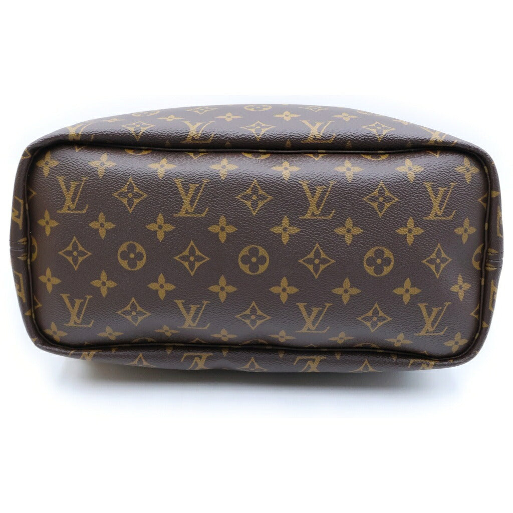LOUIS VUITTON(ルイヴィトン) ネヴァーフル・インサイドアウト MM 2WAYハンドバッグ トートバッグ ショルダーバッグ ブラウン レザー×PVC M12257 ゴールド金具 レディース