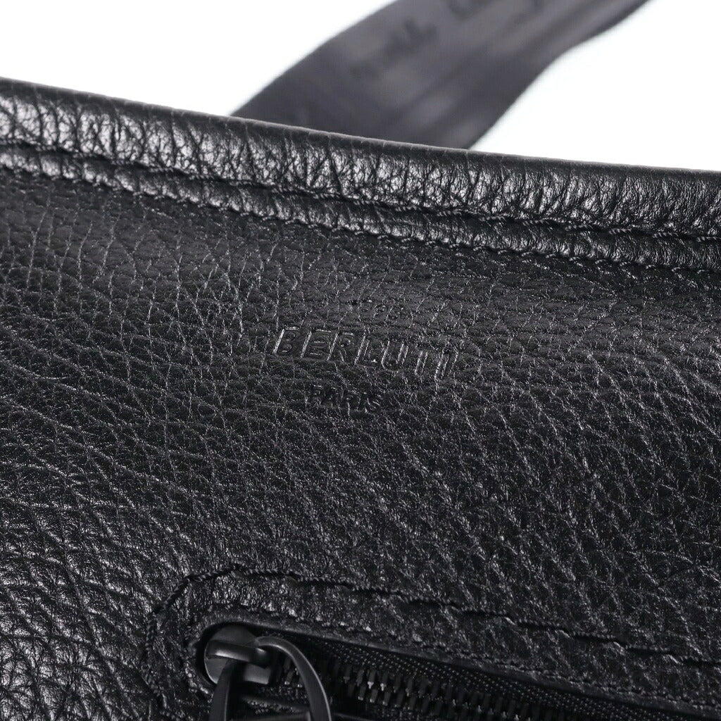Berluti(ベルルッティ) ジュルナリエXS メッセンジャーバッグ ショルダーバッグ ブラック レザー