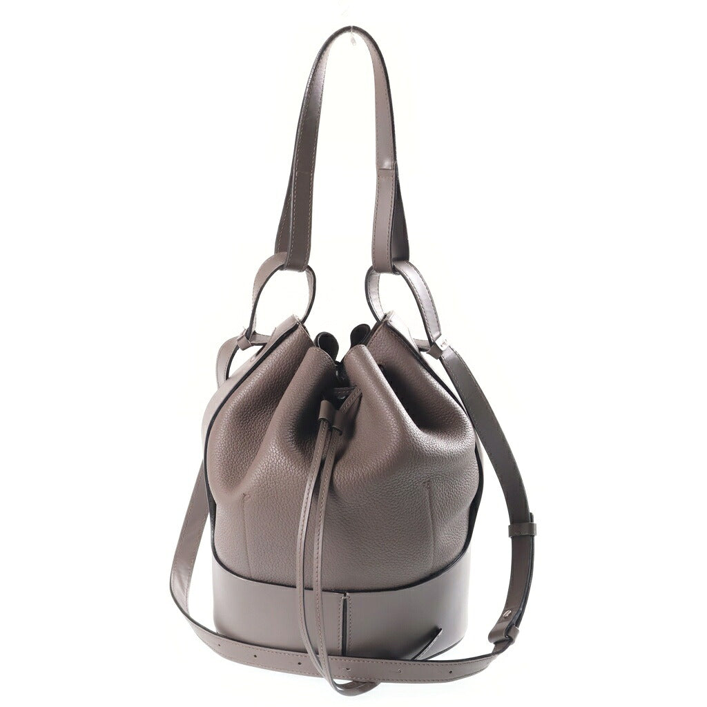 LOEWE(ロエベ) バルーンバッグ ミディアム ハンドバッグ ショルダーバッグ 2WAY グレージュ レザー A710C31X61