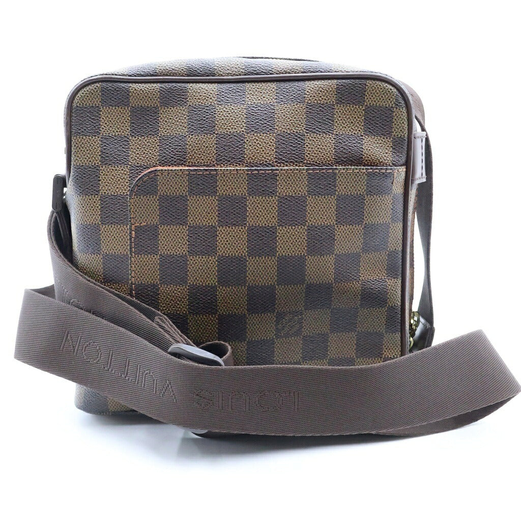 LOUIS VUITTON(ルイヴィトン) ダミエ オラフPM ショルダーバッグ ブラウン PVCレザー N41442