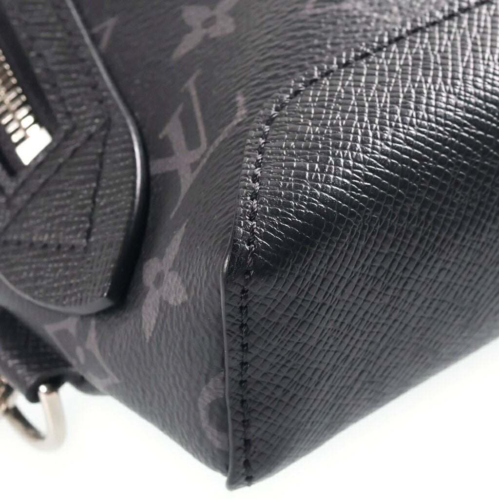 LOUIS VUITTON(ルイヴィトン) モノグラム エクリプス デュオ スリングバッグ ボディバッグ PVCレザー ブラック M30936