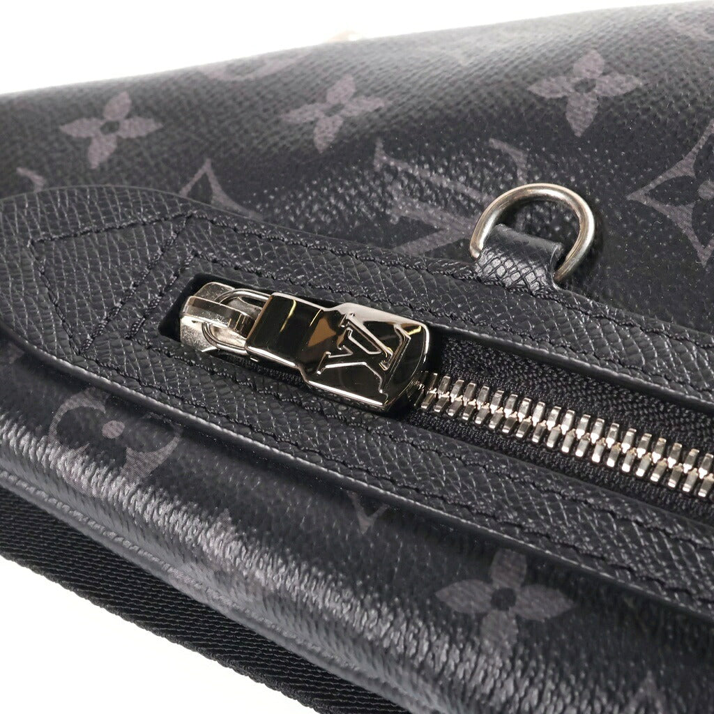 LOUIS VUITTON(ルイヴィトン) モノグラム エクリプス デュオ スリングバッグ ボディバッグ PVCレザー ブラック M30936