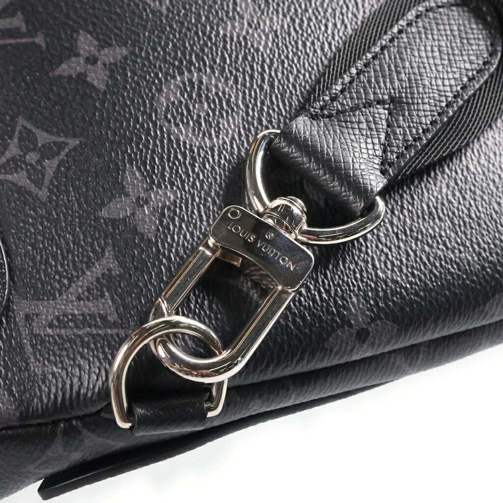 LOUIS VUITTON(ルイヴィトン) モノグラム エクリプス デュオ スリングバッグ ボディバッグ PVCレザー ブラック M30936