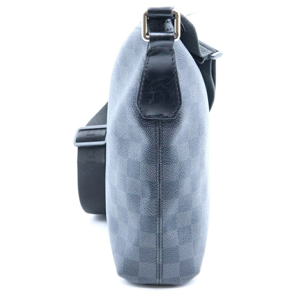 LOUIS VUITTON(ルイヴィトン) ダミエ グラフィット ミックPM メッセンジャーバッグ ショルダーバッグ ブラック PVC×レザー N41211