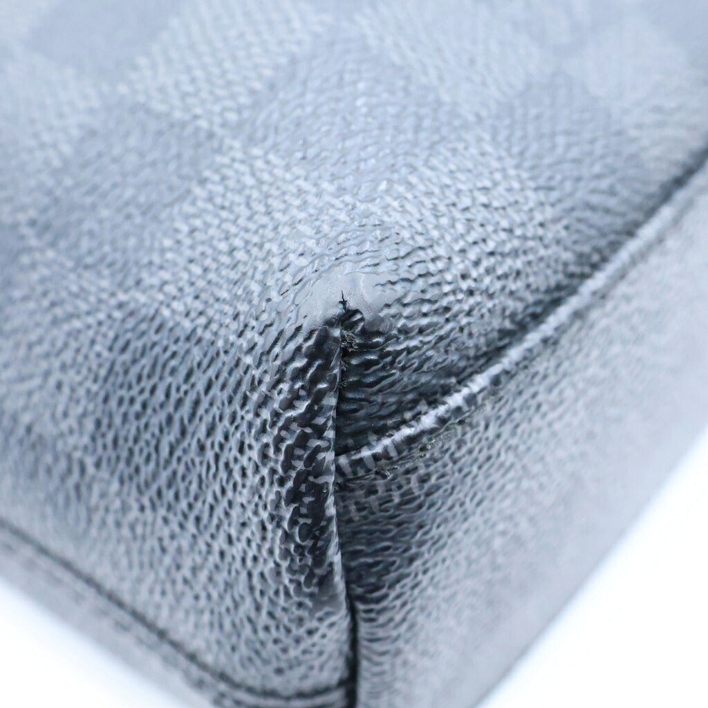 LOUIS VUITTON(ルイヴィトン) ダミエ グラフィット ミックPM メッセンジャーバッグ ショルダーバッグ ブラック PVC×レザー N41211