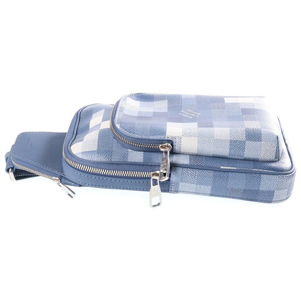 LOUIS VUITTON(ルイヴィトン) ダモフラージュ アヴェニュー・スリングバッグPM クロスボディバッグ PVC×レザー インディゴ M28589 ICタイプ