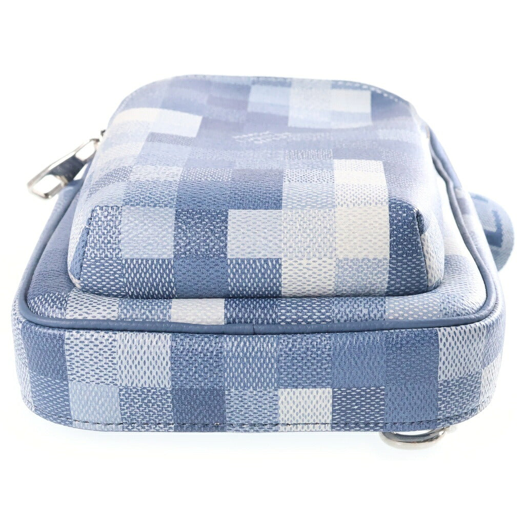 LOUIS VUITTON(ルイヴィトン) ダモフラージュ アヴェニュー・スリングバッグPM クロスボディバッグ PVC×レザー インディゴ M28589 ICタイプ