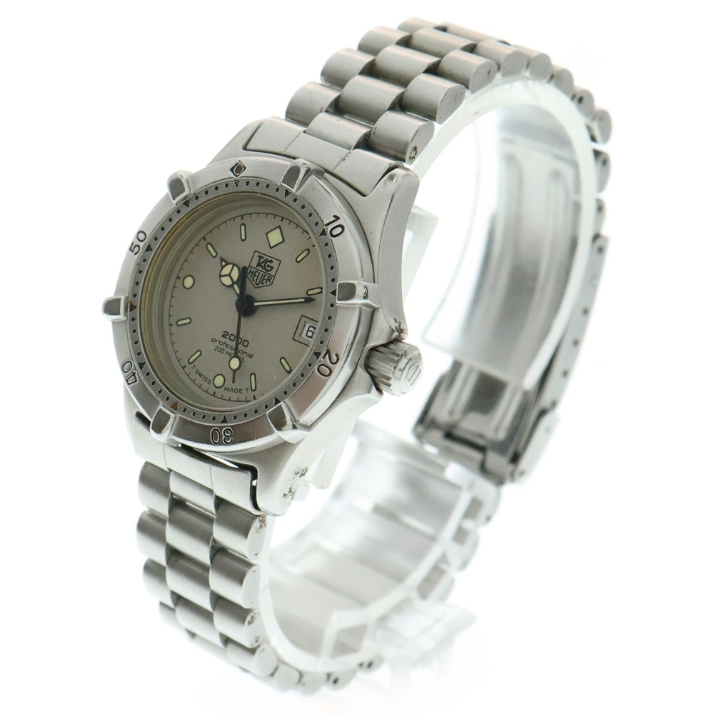 TAG HEUER(タグホイヤー) プロフェッショナル2000 ダイバー 腕時計 ウォッチ シルバー文字盤 SS/QZ 962.208