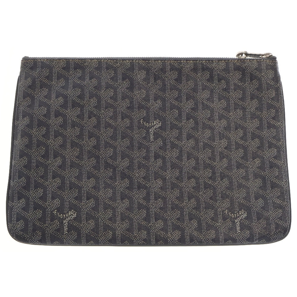 GOYARD(ゴヤール) セナMM グレー PVCレザー クラッチバッグ セカンドバッグ
