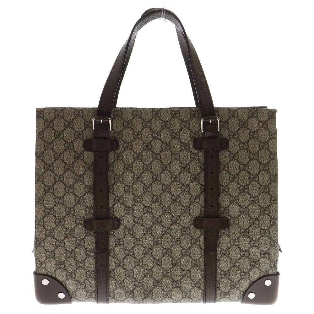 GUCCI(グッチ) GGスプリーム レザートートバッグ 626356