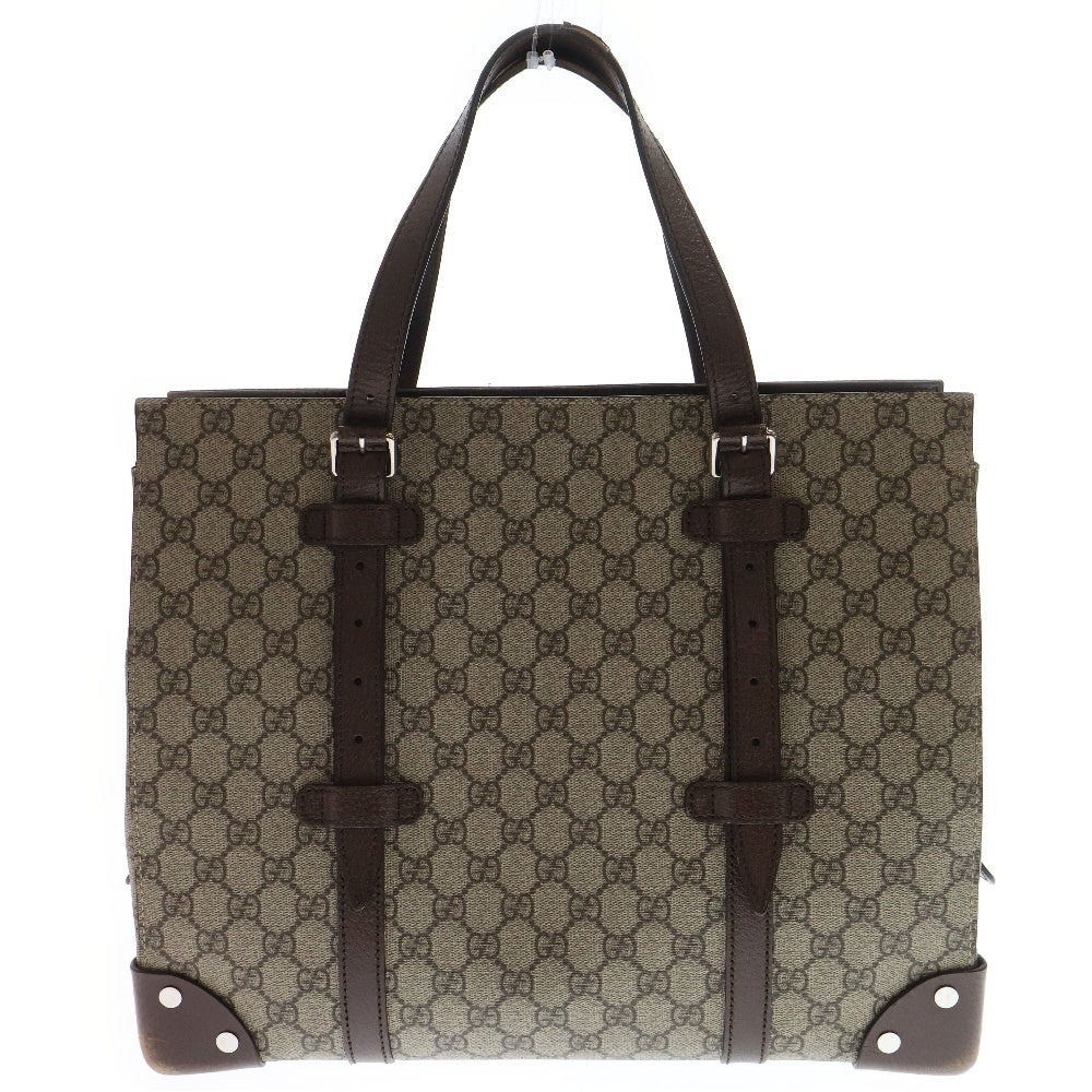 GUCCI(グッチ) GGスプリーム レザートートバッグ 626356