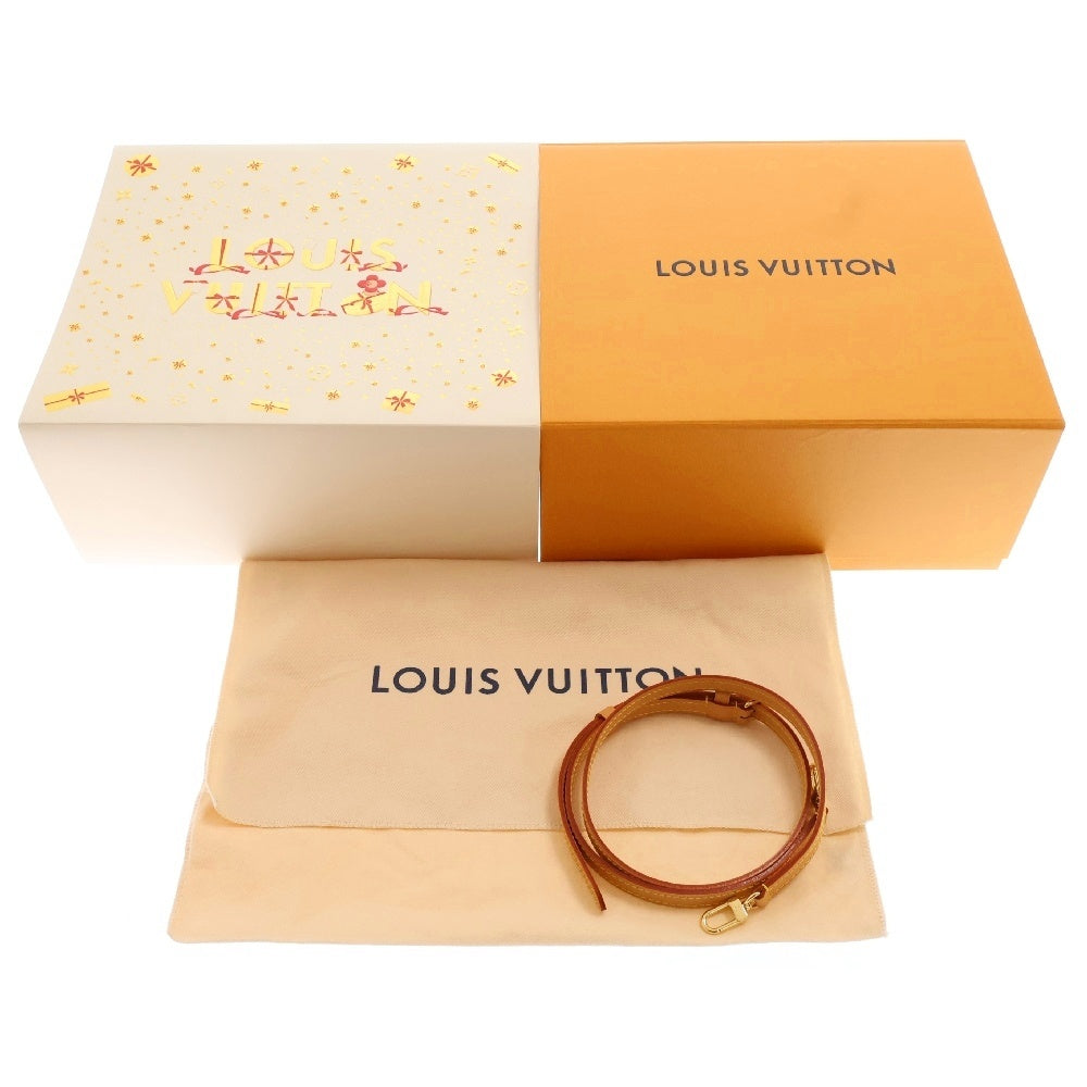 LOUIS VUITTON(ルイヴィトン) モノグラム ナノノエ 2WAYレザーショルダーバッグ ハンドバッグ ブラウン M81266
