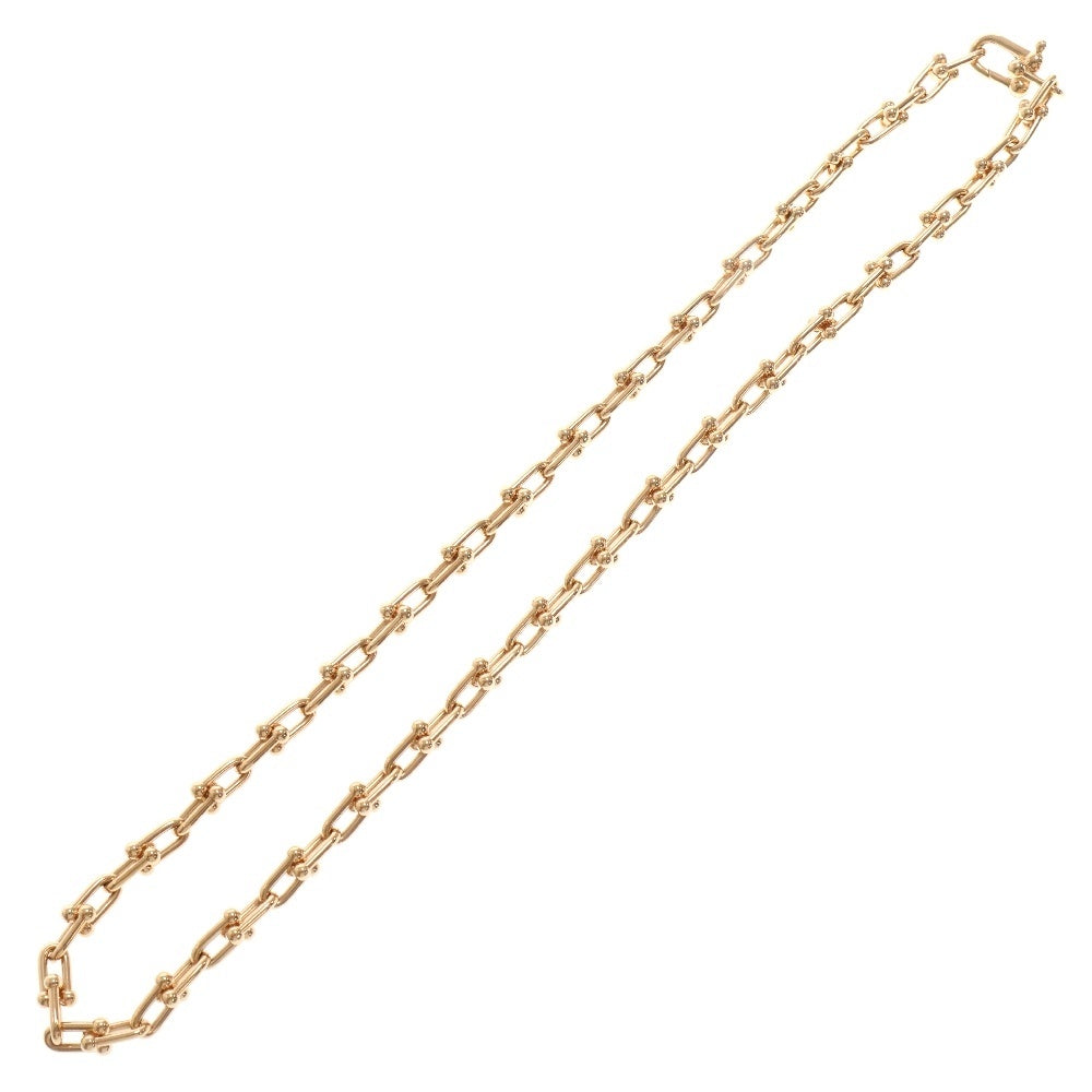 TIFFANY&Co(ティファニー) ハードウェア スモールリンク カスタム 20inch ネックレス Au750 K18 PG ピンクゴールド