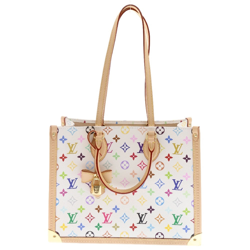 LOUIS VUITTON(ルイヴィトン) モノグラム オンザゴー トランクMM 2WAY レザー トートバッグ ハンドバッグ マルチカラー PVC レディース M13079