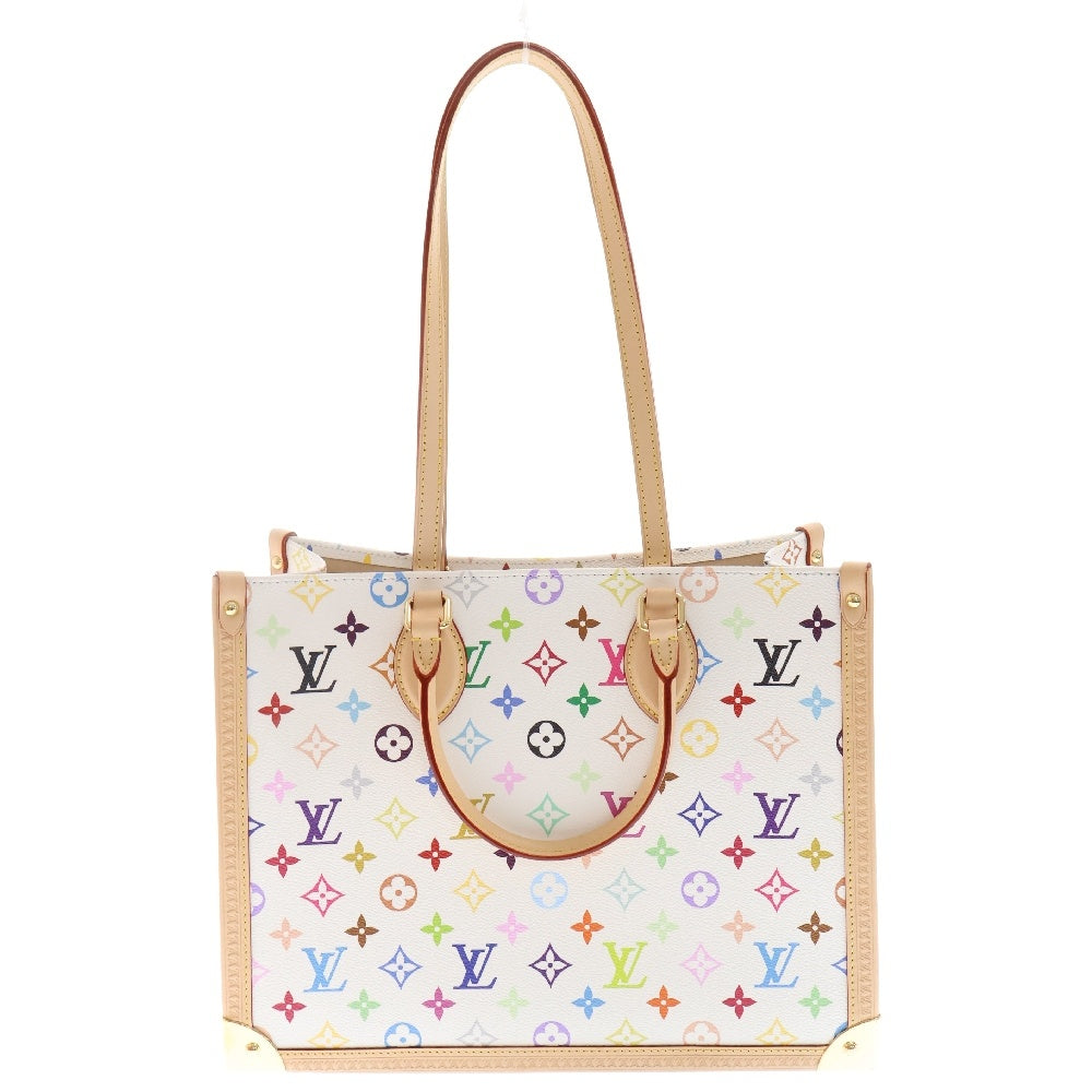 LOUIS VUITTON(ルイヴィトン) モノグラム オンザゴー トランクMM 2WAY レザー トートバッグ ハンドバッグ マルチカラー PVC レディース M13079
