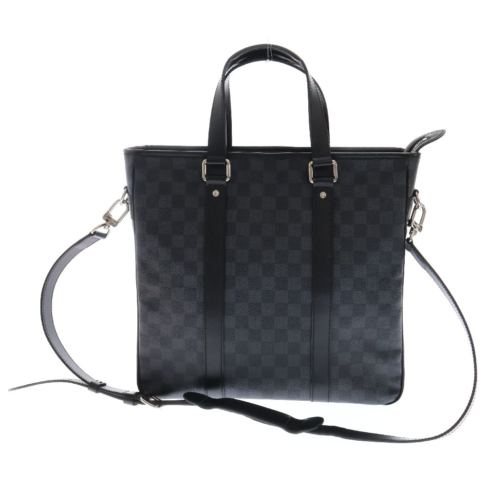 LOUIS VUITTON(ルイヴィトン) ダミエグラフィット タダオPM ハンドバッグ トートバッグ ショルダーバッグ ブラック PVCレザー N41467