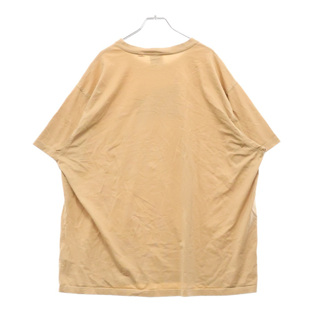 BURBERRY(バーバリー) チェックEKD フロントロゴプリント クルーネック半袖Tシャツ カットソー ベージュ 8072703