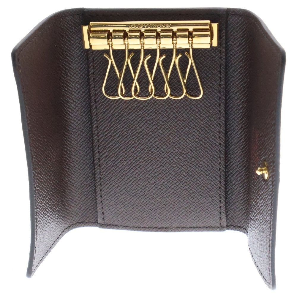 LOUIS VUITTON(ルイヴィトン) ダミエ ミュルティクレ6 キーケース キーリング 6連 ブラウン PVCレザー