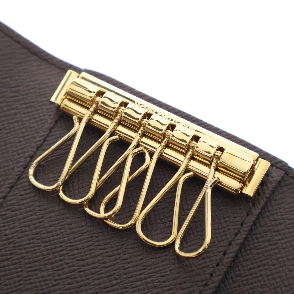 LOUIS VUITTON(ルイヴィトン) ダミエ ミュルティクレ6 キーケース キーリング 6連 ブラウン PVCレザー