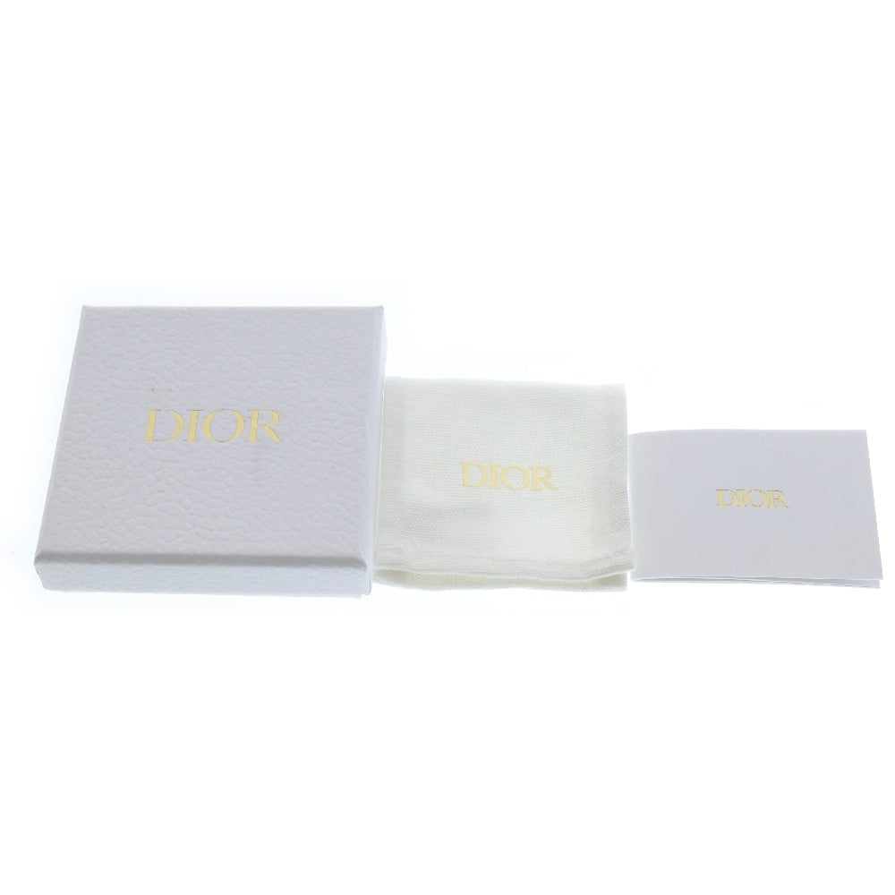 Christian Dior(クリスチャンディオール) CDロゴ パール ラインストーン ピアス GP ローズゴールド金具 アクセサリー