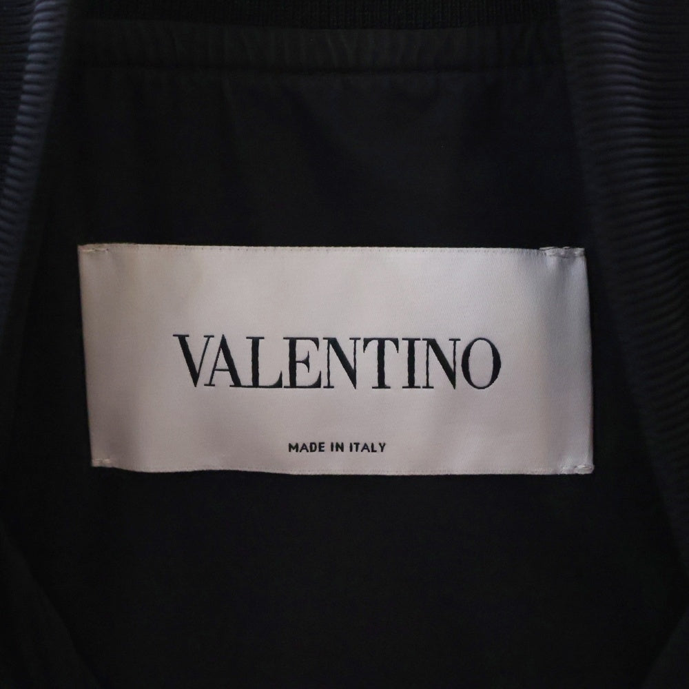 VALENTINO(ヴァレンチノ) ナイロン ブルゾンジャケット アウター ブラック×ベージュ 36 WB3CJ2406JL