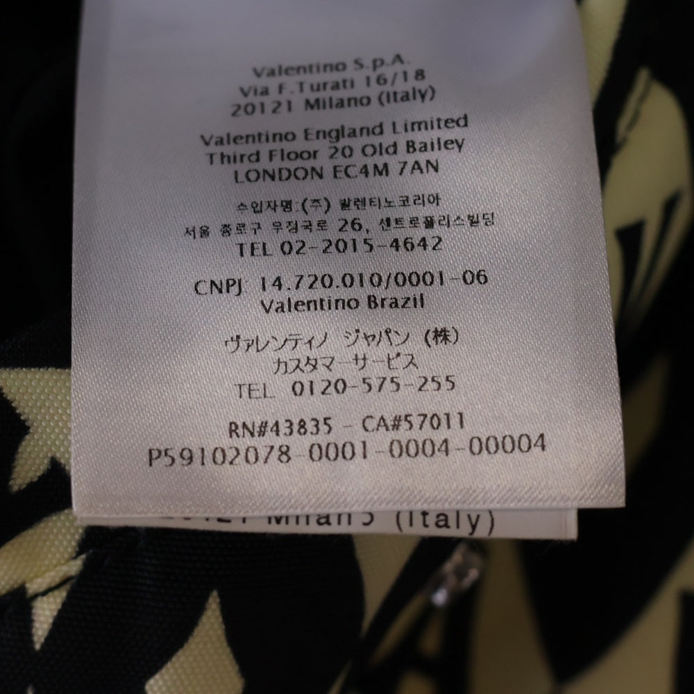 VALENTINO(ヴァレンチノ) ナイロン ブルゾンジャケット アウター ブラック×ベージュ 36 WB3CJ2406JL