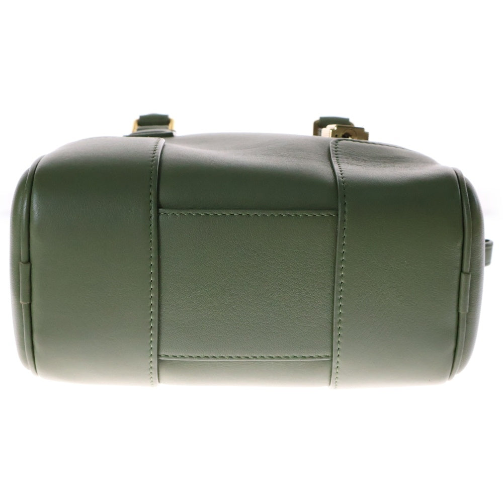 LOEWE(ロエベ) アマソナ16 2WAYバッグ ショルダーバッグ ハンドバッグ ミニバッグ グリーン レザー ゴールド金具