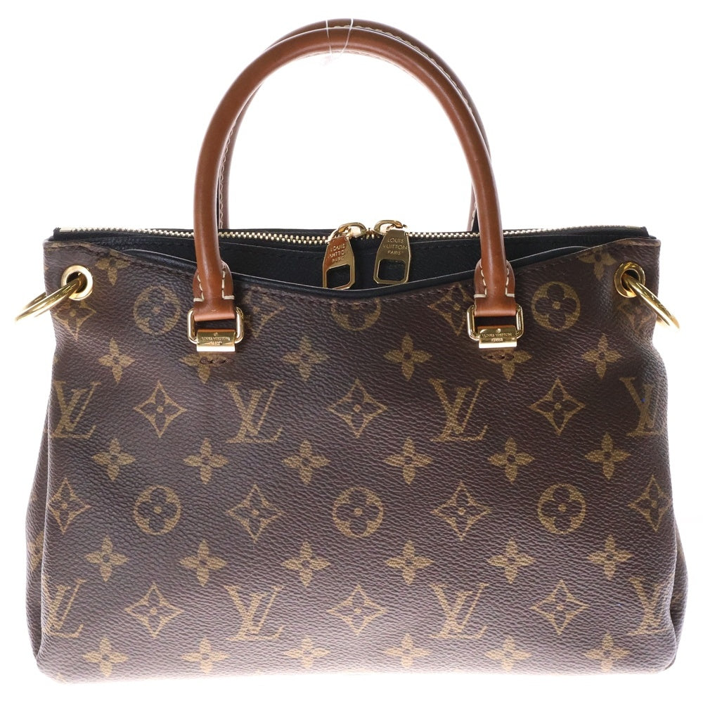 LOUIS VUITTON(ルイヴィトン) モノグラム パラスBB 2WAYバッグ ショルダーバッグ ハンドバッグ ブラウン ゴールド金具 レザー×PVC M41218