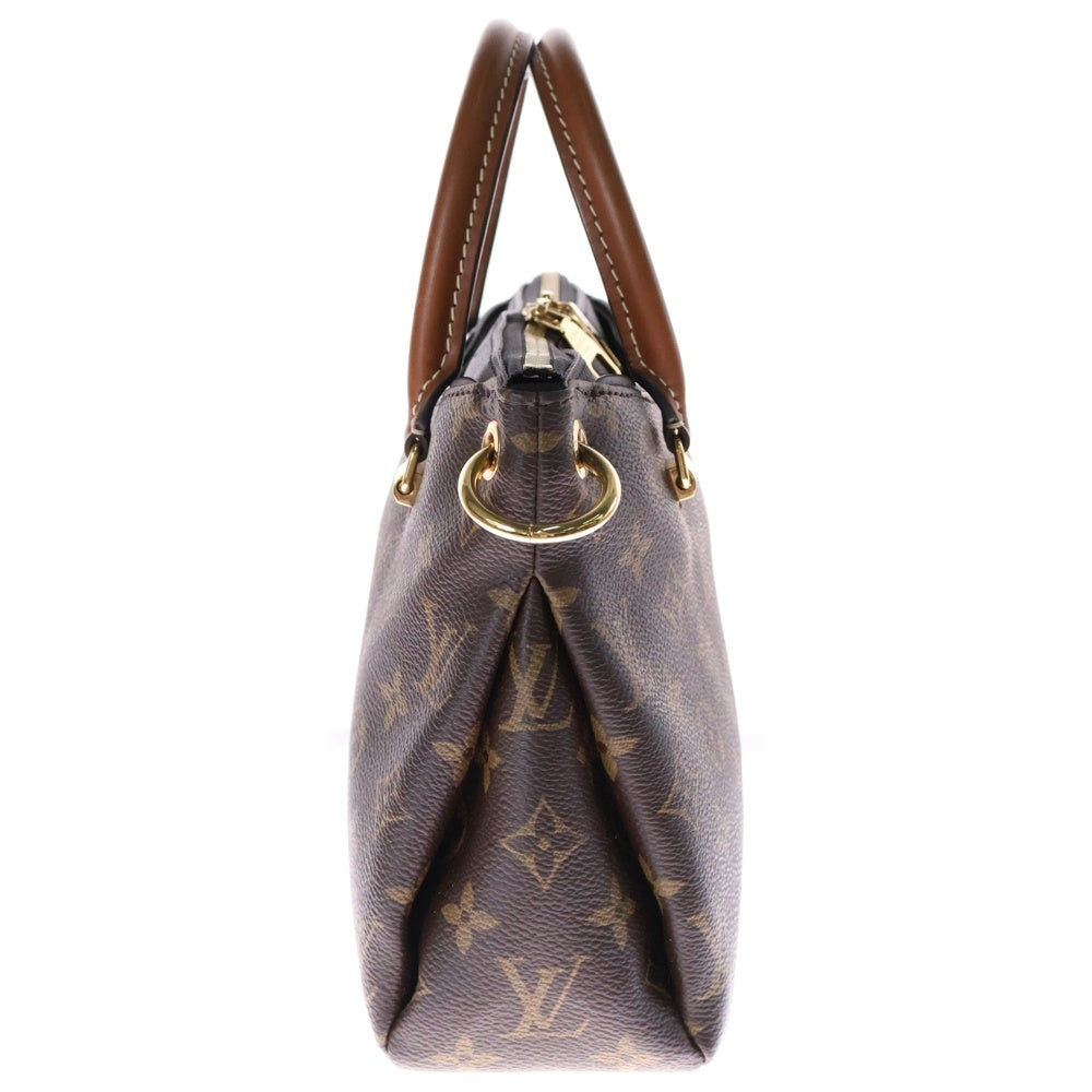 LOUIS VUITTON(ルイヴィトン) モノグラム パラスBB 2WAYバッグ ショルダーバッグ ハンドバッグ ブラウン ゴールド金具 レザー×PVC M41218