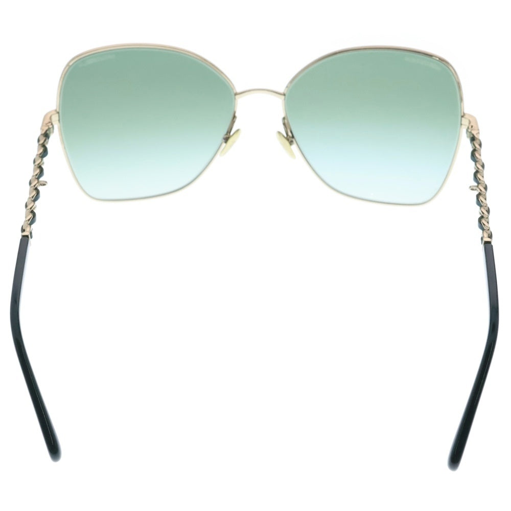 CHANEL(シャネル) バタフライシェイプ サングラス メガネ ゴールド×グリーン 51□16