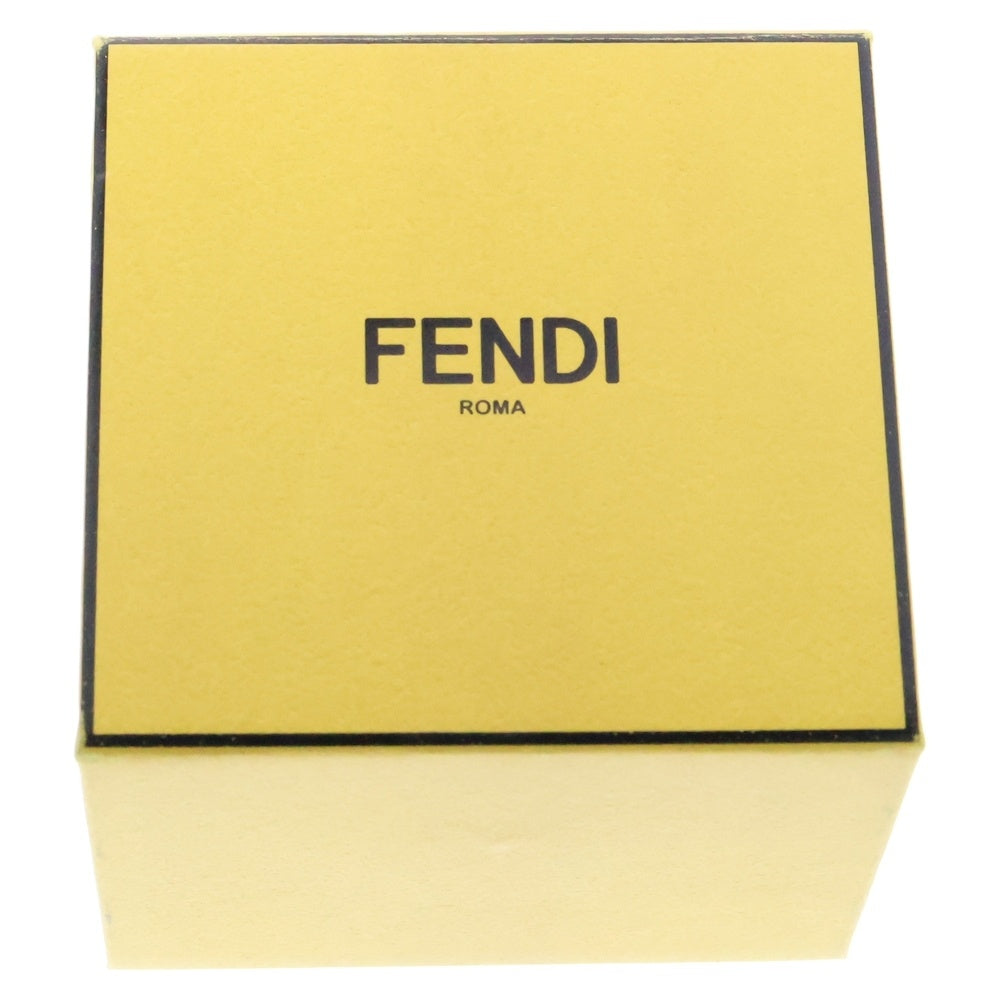 FENDI(フェンディ) エフ イズ ロゴ ラインストーン付 リング 指輪 ゴールド