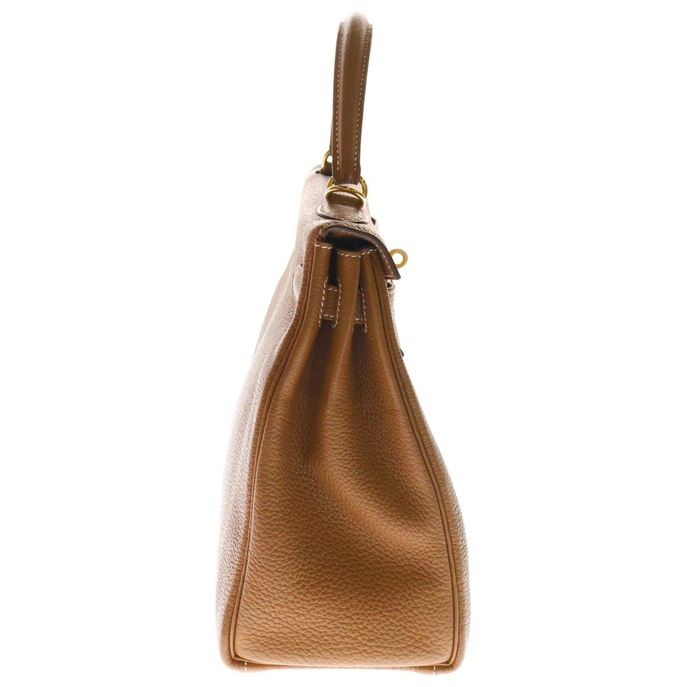 HERMES(エルメス) ケリー32 ゴールド トゴ 内縫い ゴールド金具 D刻印 ハンドバッグ ショルダーバッグ