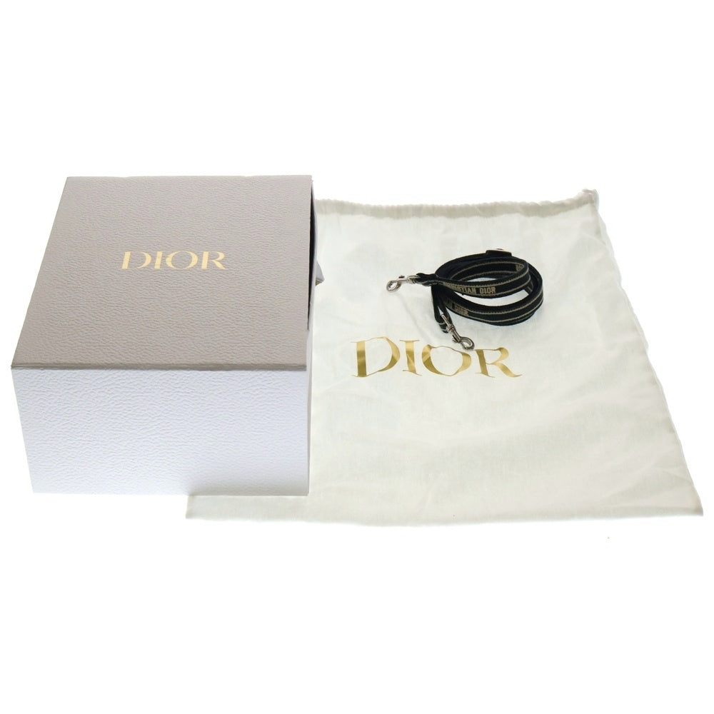 Christian Dior(クリスチャンディオール) オブリーク バニティ スモール ネイビー キャンバス 2WAY ハンドバッグ ショルダーバッグ レディース