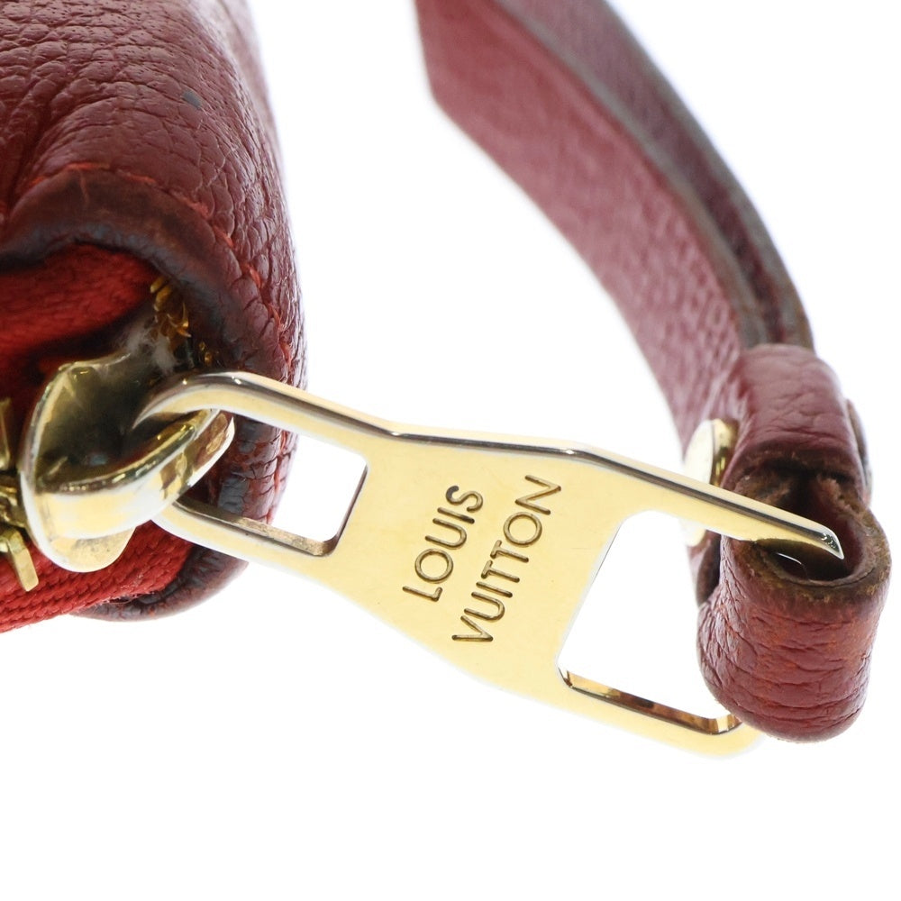 LOUIS VUITTON(ルイヴィトン) モノグラムアンプラント ジッピーウォレット スカーレット レザー M63691 長財布