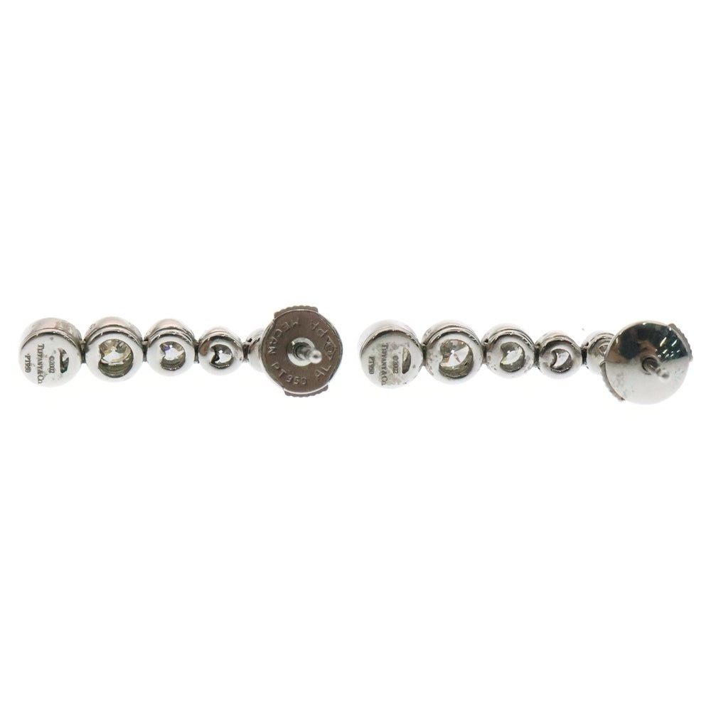 TIFFANY&Co(ティファニー) ジャズドロップ グラジュエイテッド 6Pダイヤモンド ピアス プラチナ Pt950 シルバー