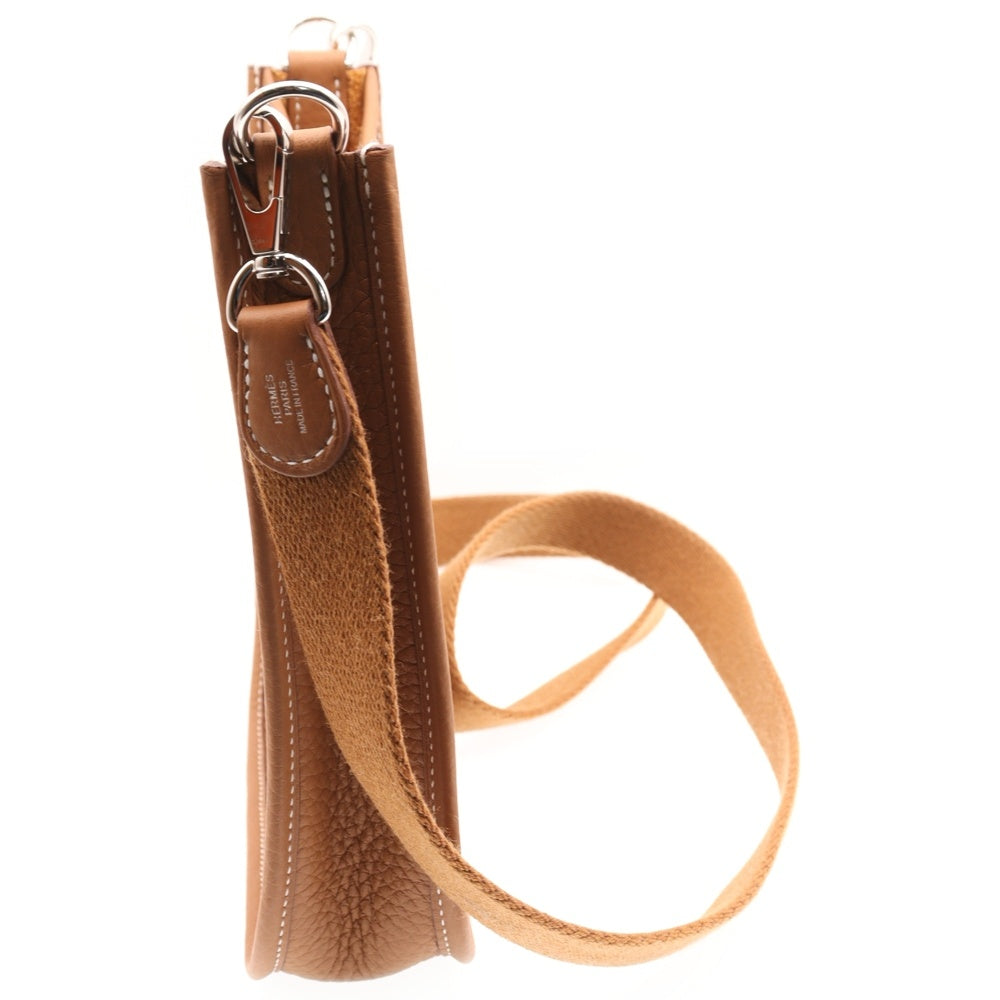 HERMES(エルメス) エブリンTPM ゴールド トリヨン ショルダーバッグ シルバー金具 W刻印 ブラウン