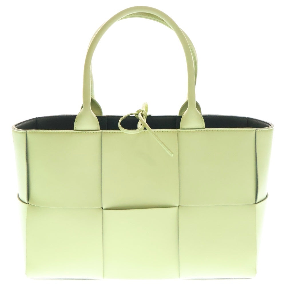 BOTTEGA VENETA(ボッテガヴェネタ) アルコトート マキシイントレチャート トートバッグ ライトグリーン レザー