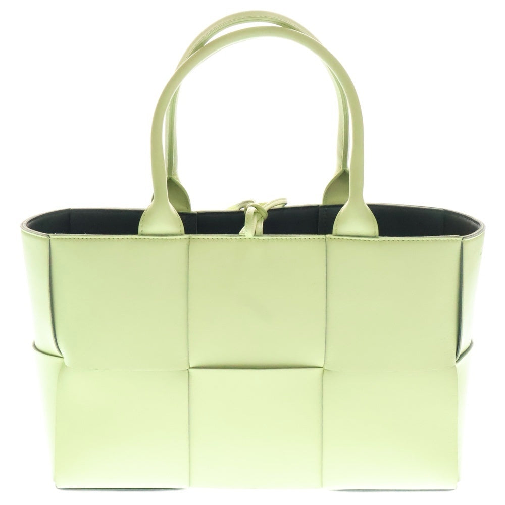 BOTTEGA VENETA(ボッテガヴェネタ) アルコトート マキシイントレチャート トートバッグ ライトグリーン レザー