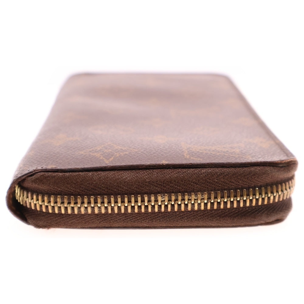 LOUIS VUITTON(ルイヴィトン) モノグラム ジッピーウォレット ロングウォレット 長財布 カードケース ブラウン ゴールド金具 PVC M42616